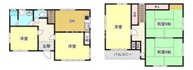 東大和市清水貸家の間取り画像