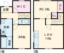 サイレンス弓削 EASTの間取り画像