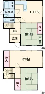 新緑と太陽のマリーゴールドの間取り画像