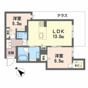 シャーメゾン トレゾールの間取り画像