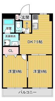 キャピタル南越の間取り画像