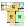 ハイツ萩の間取り画像