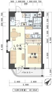 しゃとれ・にぱろくの間取り画像