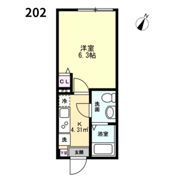 ルージュエール豊四季の間取り画像