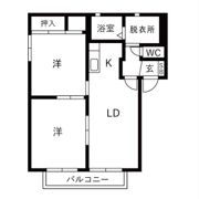 ル パンBの間取り画像