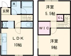 サイレンス弓削 WESTの間取り画像