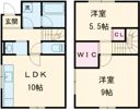 サイレンス弓削 WESTの間取り画像
