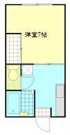 トールスハイツBの間取り画像