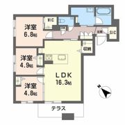シャーメゾン トレゾールの間取り画像