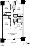レーベンリヴァーレ町田ルージアタワーの間取り画像