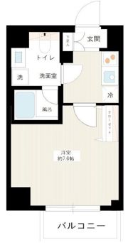 REALIZE蒲田Ⅲの間取り画像