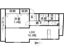 ブルーメ佐鳴台の間取り画像