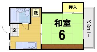 山田マンションの間取り画像