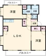 グランディールつつみだの間取り画像