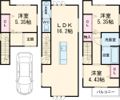 神戸市垂水区清水が丘戸建ての間取り画像