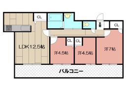 小倉DCタワーの間取り画像