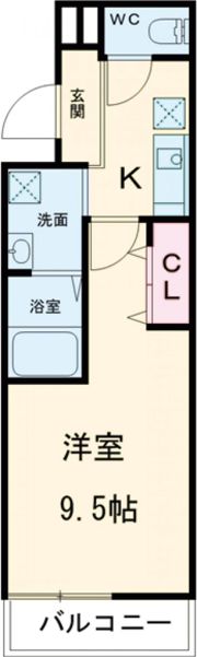 フジパレス長栄寺Ⅲ番館の間取り画像