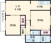 サンガーデン茜ケ丘の間取り画像