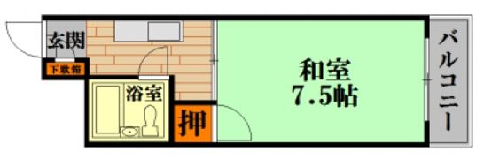 第一大下ビルの間取り画像