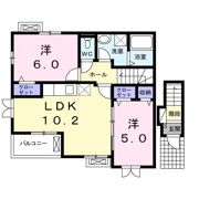 クレストールローゼⅡの間取り画像