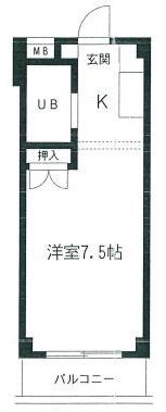 アーバンハイツNYの間取り画像