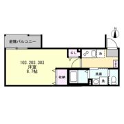 ベイルーム矢向リベルテの間取り画像