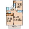 グリーンハイツDの間取り画像
