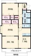 ファームガーデン利平治B棟の間取り画像