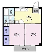 メゾンインペリアルの間取り画像