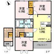 セジュール土瓜 Aの間取り画像