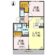 プルミエⅢ B棟の間取り画像