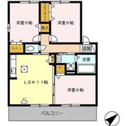 エスポワール33の間取り画像