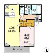 プライムテラス上六名の間取り画像
