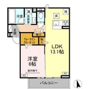 プライムテラス上六名の間取り画像