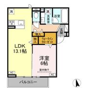 プライムテラス上六名の間取り画像