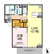 プライムテラス上六名の間取り画像