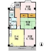 ヴィクトワール尾崎山の間取り画像