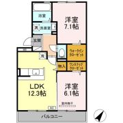 クリスタルコートの間取り画像