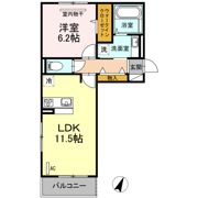 D-room戸原東の間取り画像