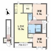 ストロベリーフィールズ Fの間取り画像