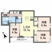 ヴィアソーレの間取り画像