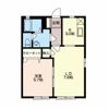 パピオンUNUMA Aの間取り画像