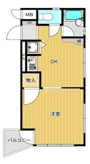 ダイナコートパピヨン吉塚の間取り画像