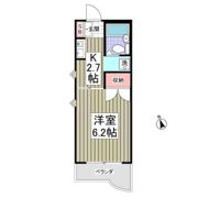 パールハイツ東八幡の間取り画像