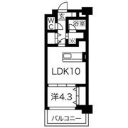 MISTRAL姫路駅前の間取り画像