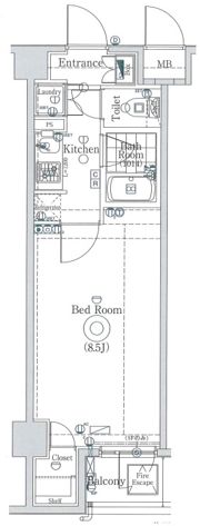 グラントゥルース東十条の間取り画像