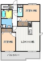 プレサージュの間取り画像