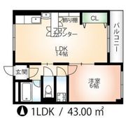 やなせハイツの間取り画像