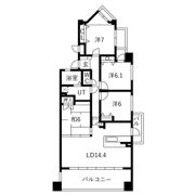 ロイヤルマンション四日市芝田の間取り画像