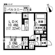 ソレイユ調布の間取り画像